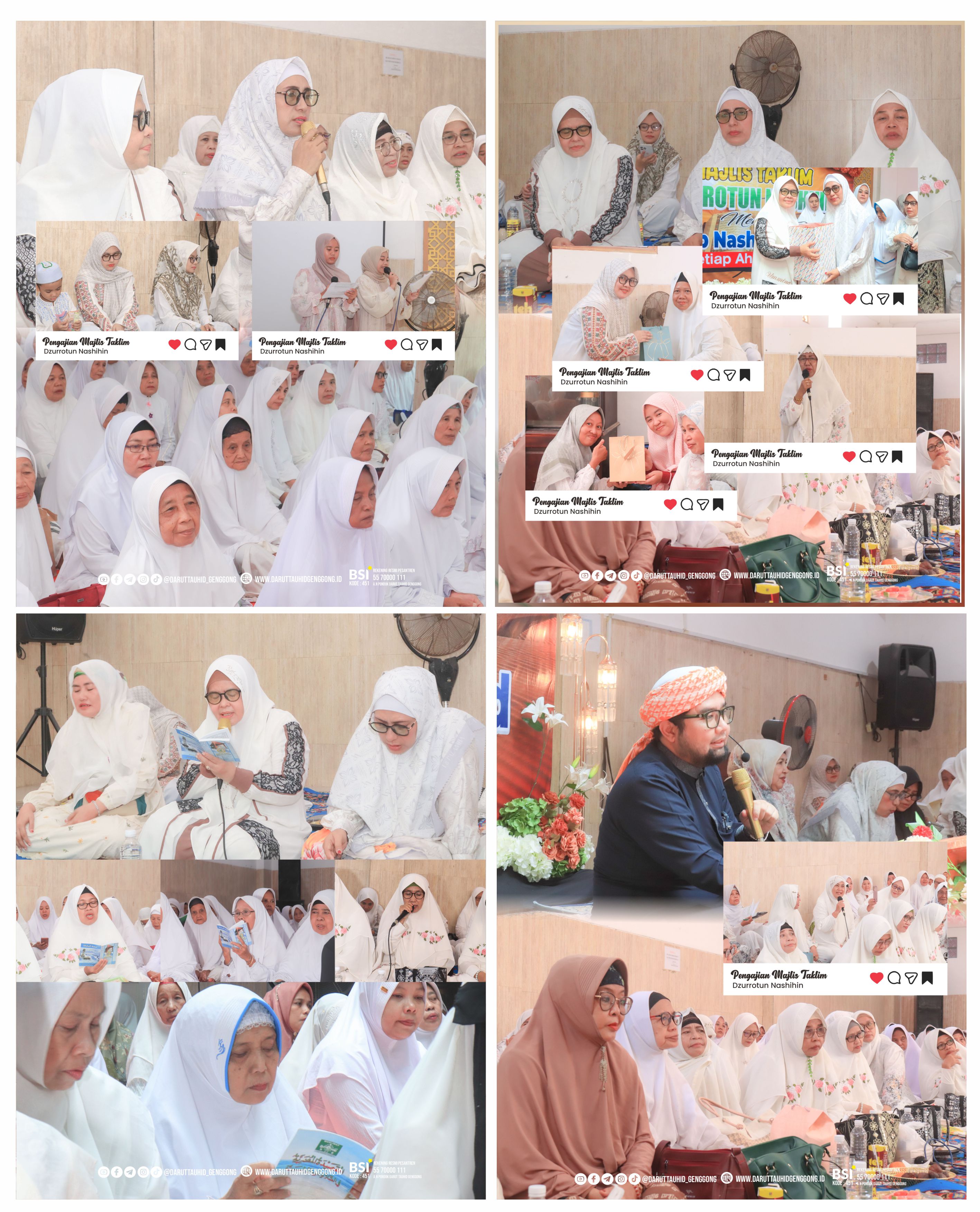 KEGIATAN PENGAJIAN MAJLIS TAKLIM DZURROTUN NASHIHIN
